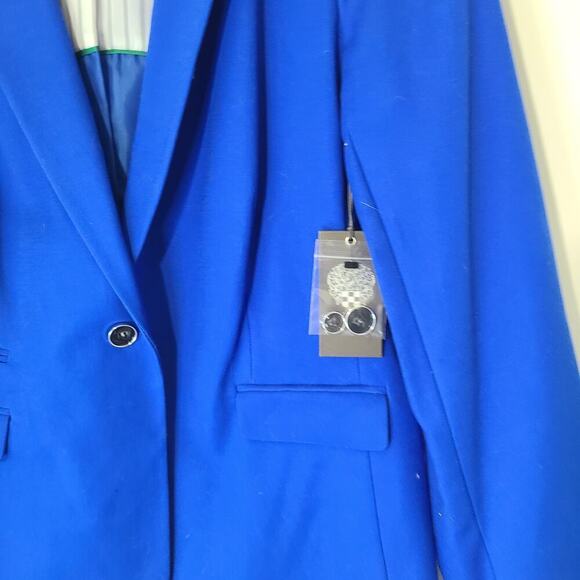 Vince Camuto NWT Cobalt Blue Blazer Size 14 - Picture 3 of 13